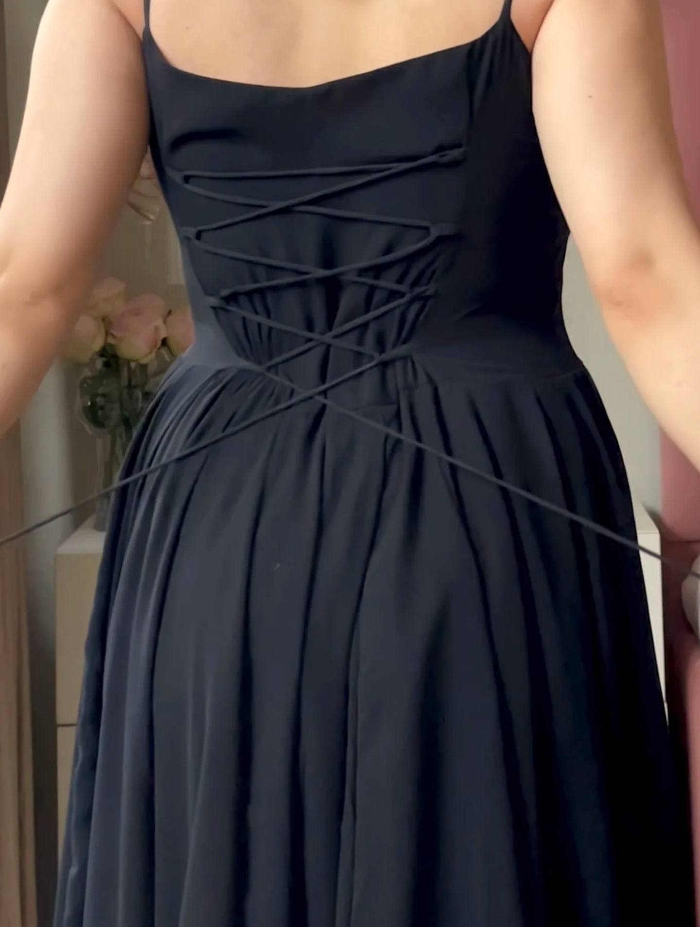 Deep Onyx Sheer-Sleeve Heritage Ensemble